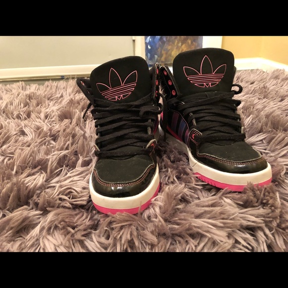 girl adidas shoes high tops
